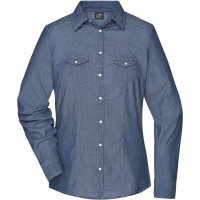 Ladies' Denim Blouse - Light denim