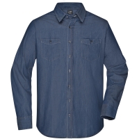 Men's Denim Shirt - Dark denim