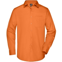 Men's Business Shirt Longsleeve - Orange