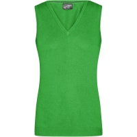 Ladies' V-Neck Pullunder - Green