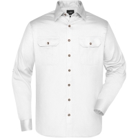 Men's Traditional Shirt Plain - White