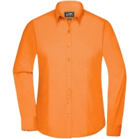 Ladies' Shirt Longsleeve Poplin - Orange