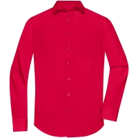 Men's Shirt Longsleeve Poplin - Red
