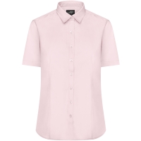Ladies' Shirt Shortsleeve Poplin - Light pink