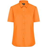 Ladies' Shirt Shortsleeve Poplin - Orange