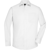 Men's Shirt Longsleeve Micro-Twill - White
