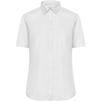 Ladies' Shirt Shortsleeve Micro-Twill - White