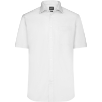 Men's Shirt Shortsleeve Micro-Twill - White