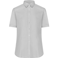 Ladies' Shirt Shortsleeve Oxford - Silver