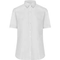 Ladies' Shirt Shortsleeve Oxford - White