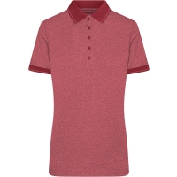 Ladies' Heather Polo - Wine melange/wine