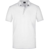 Men's Pima Polo - White