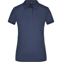 Ladies' Elastic Polo Piqué - Navy