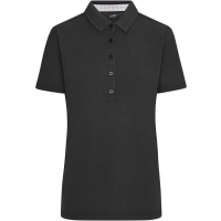 Ladies' Polo - Black/white titan