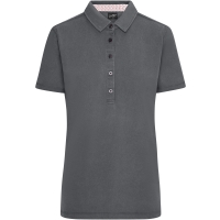 Ladies' Polo - Graphite/white red