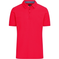 Men's Polo - Red/blue white