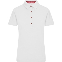 Ladies' Traditional Polo - White/red white
