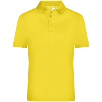 Men's Active Polo - Yellow