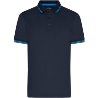 Men's Functional Polo - Navy/bright blue