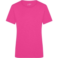 Ladies' Slub T-Shirt - Pink