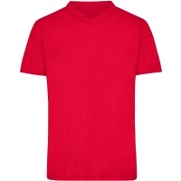 Men's Slub T-Shirt - Red