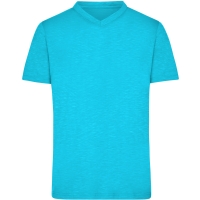 Men's Slub T-Shirt - Turquoise