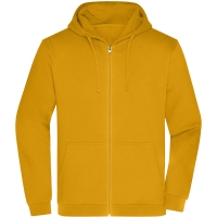 Promo Zip Hoody Men - Gold yellow