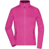 Ladies' Stretchfleece Jacket - Pink/fuchsia
