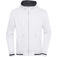 Men's Club Sweat Jacket - White/navy