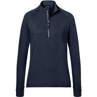 Ladies' Sports  Shirt Halfzip - Navy