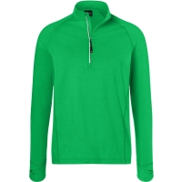 Men's Sports Shirt Halfzip - Fern green