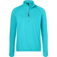 Men's Sports Shirt Halfzip - Turquoise