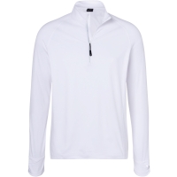 Men's Sports Shirt Halfzip - White