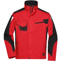 Workwear Jacket - STRONG - - Red/black