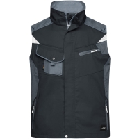 Workwear Vest - STRONG - - Black/carbon