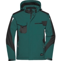 Craftsmen Softshell Jacket - STRONG - - Dark green/black