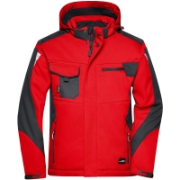Craftsmen Softshell Jacket - STRONG - - Red/black