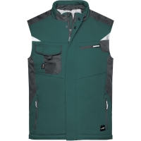Craftsmen Softshell Vest - STRONG - - Dark green/black