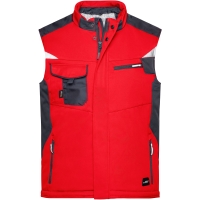 Craftsmen Softshell Vest - STRONG - - Red/black
