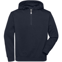 BIO Workwear-Half Zip Hoody - Navy