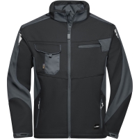 Workwear Softshell Jacket - STRONG - - Black/carbon