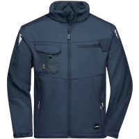 Workwear Softshell Jacket - STRONG - - Navy/navy