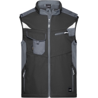 Workwear Softshell Vest - STRONG - - Black/carbon