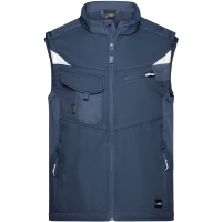 Workwear Softshell Vest - STRONG - - Navy/navy