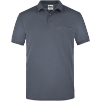 Men's Workwear Polo Pocket - Carbon