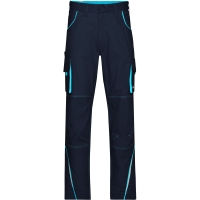Workwear Pants  - COLOR - - Navy/turquoise
