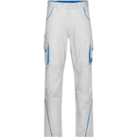 Workwear Pants  - COLOR - - White/royal