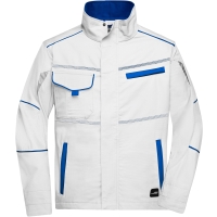 Workwear Jacket - COLOR - - White/royal