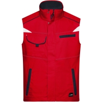 Workwear Vest - COLOR - - Red/navy