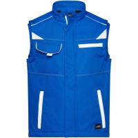 Workwear Softshell Vest - COLOR - - Royal/white